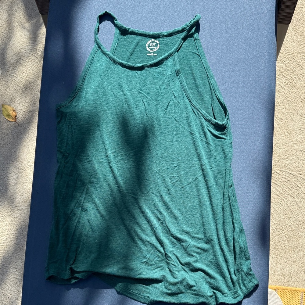 24/7 Comfort Apparel Teal Tank Top